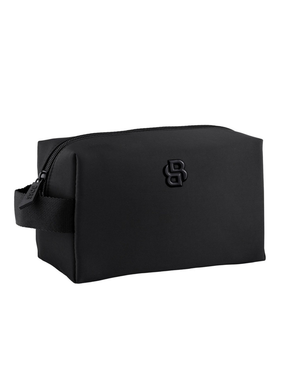 🖤 HUGO BOSS Men’s Black Toiletry Bag Travel Dopp Kit NWT